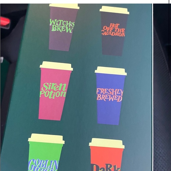 New from 2020 STARBUCKS HALLOWEEN COLOR CHANGING CUPS SET OF 6 - Picture 3 of 4
